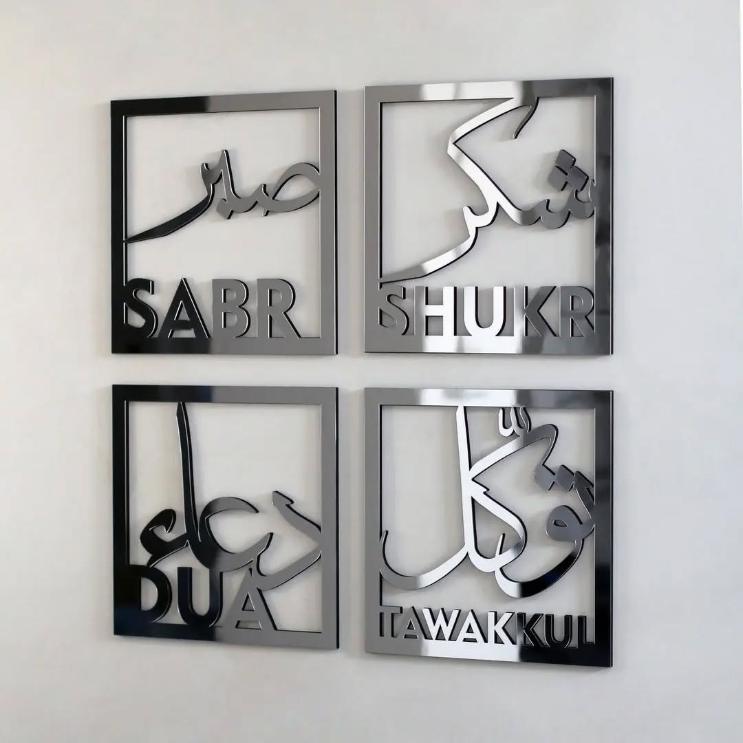 3D acrylic and MDF wall art