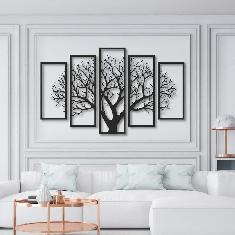 3D tree wall art for living room