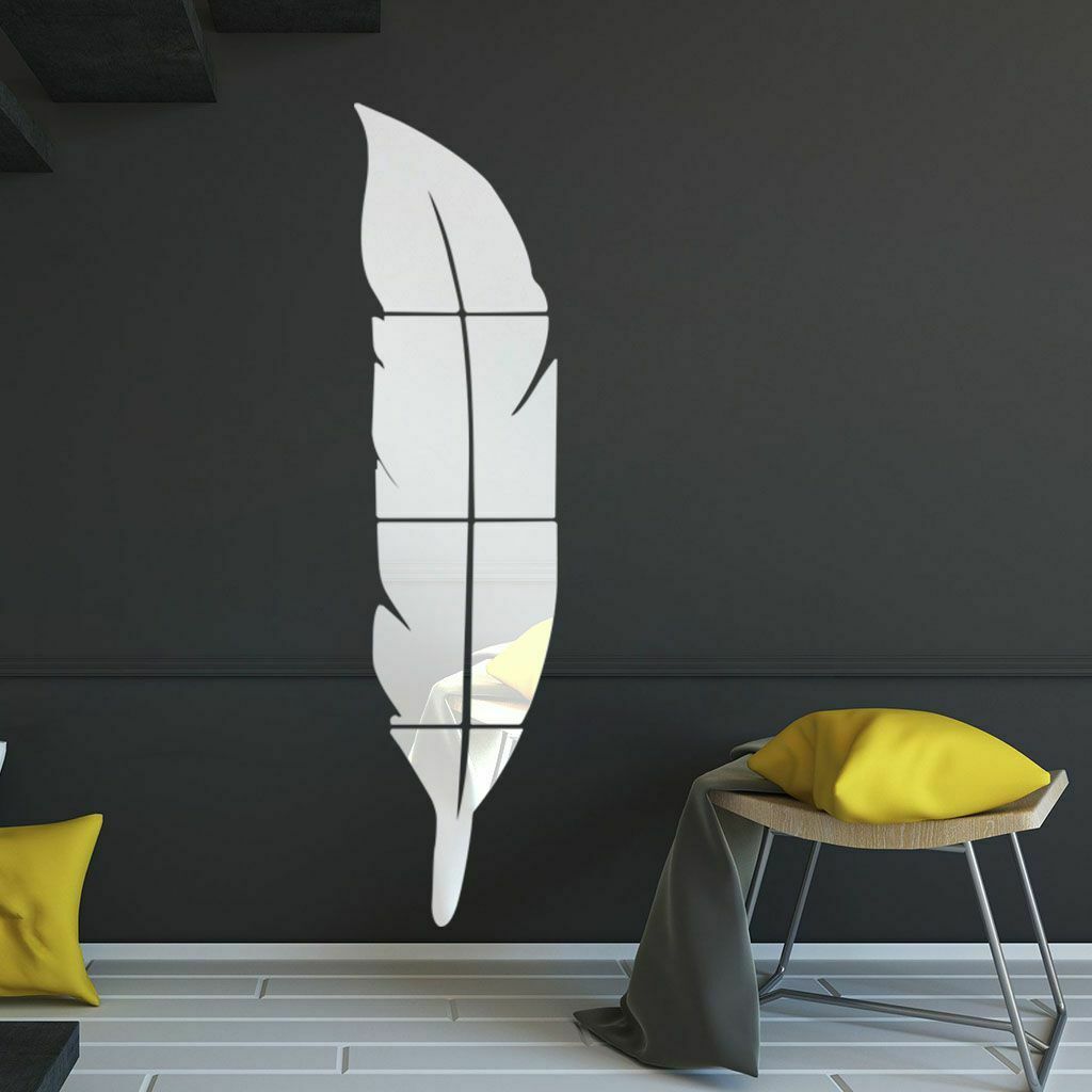 Acrylic Leaf Mirror – Premium Modern Wall Decor