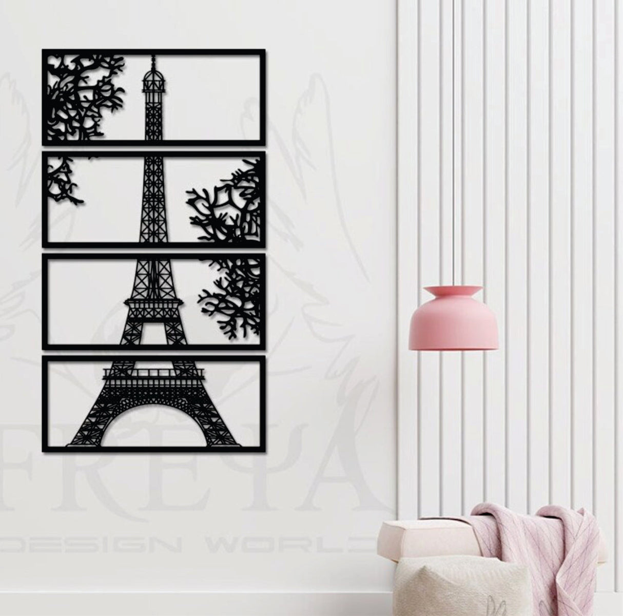 Eiffel Tower wall decor