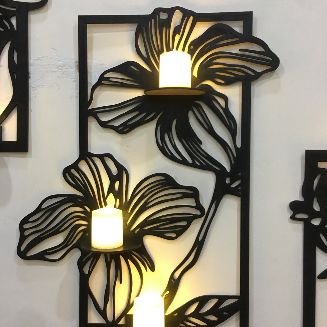 MDF flower panel