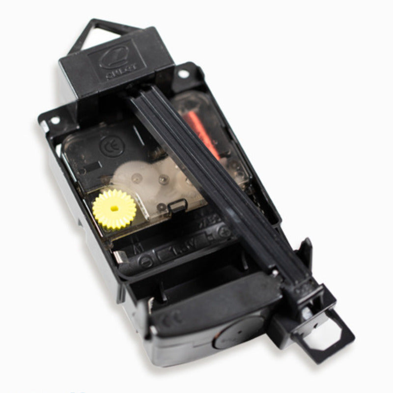 Top section view of HBAK Choices designer wall clock with golden 12