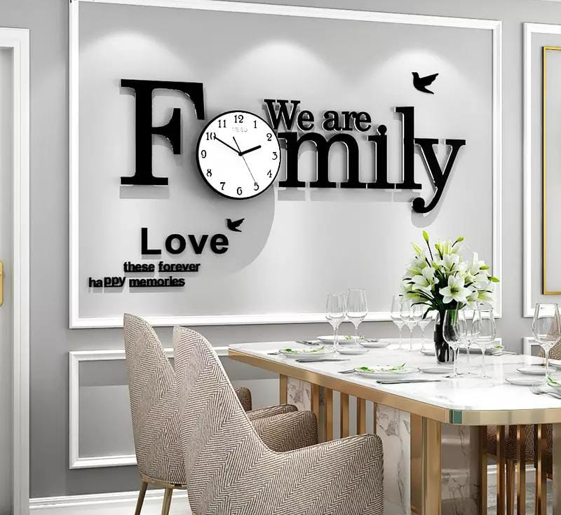 We Are Family Clock
