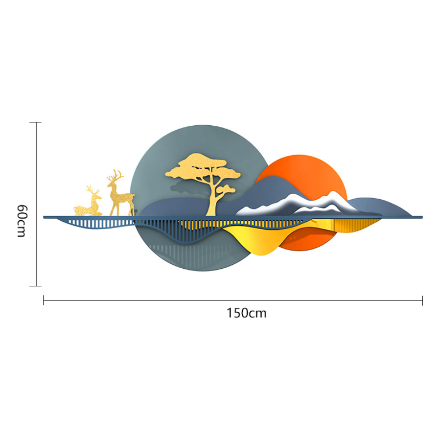 wall of stylish office space