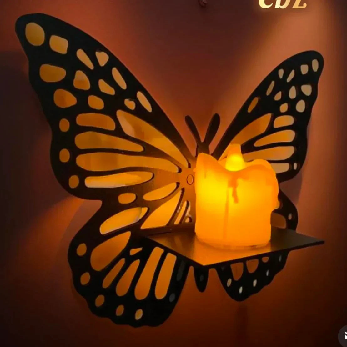 wall with lotus flower