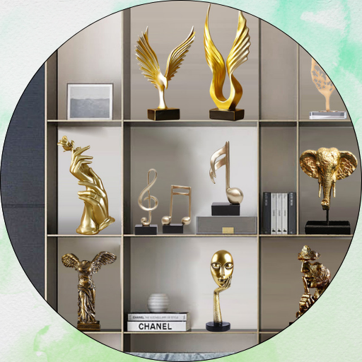 Luxury metallic decor - modern home interiors