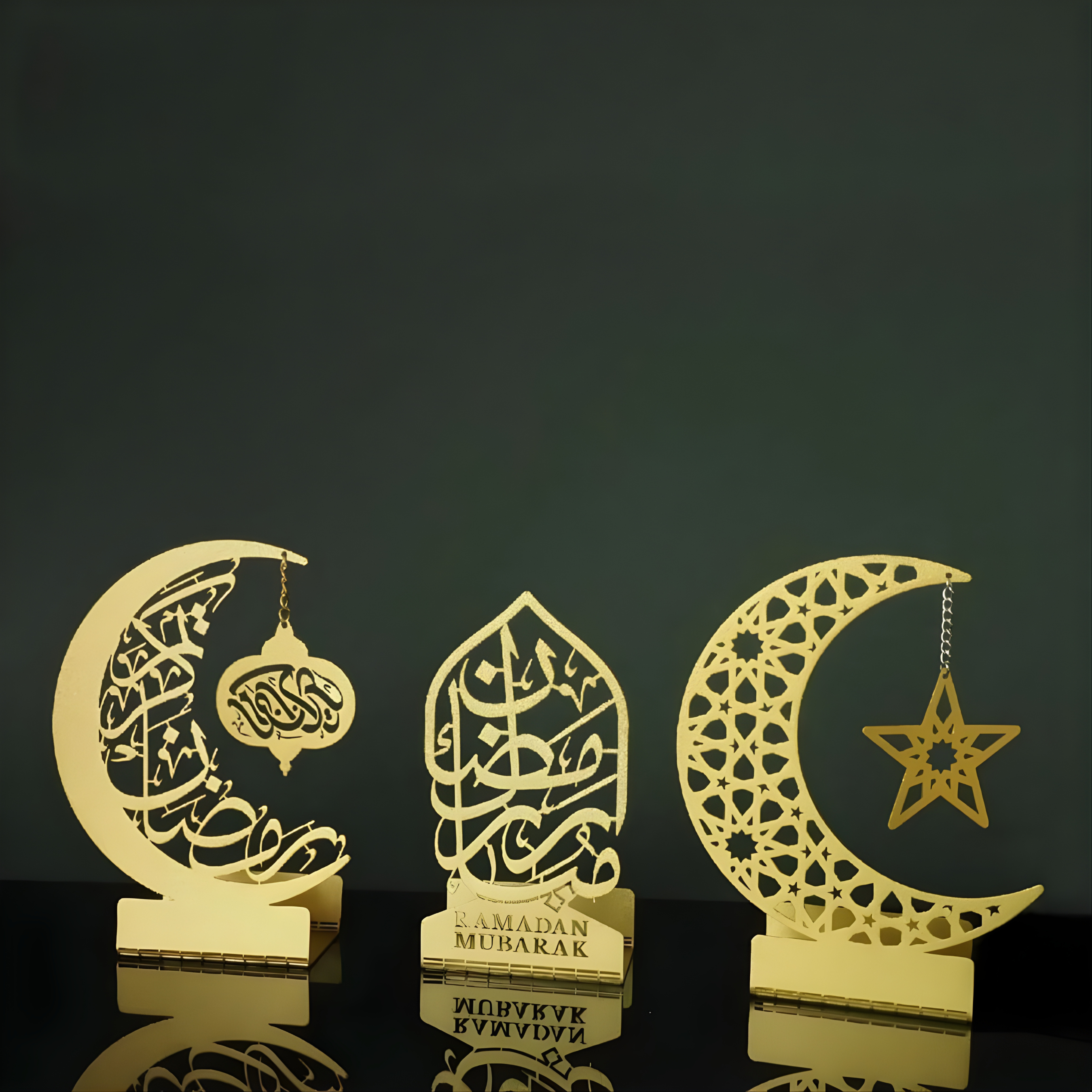 Ramadan Mubarak Candle & Date Holder Set of 3 – HBAK Choices