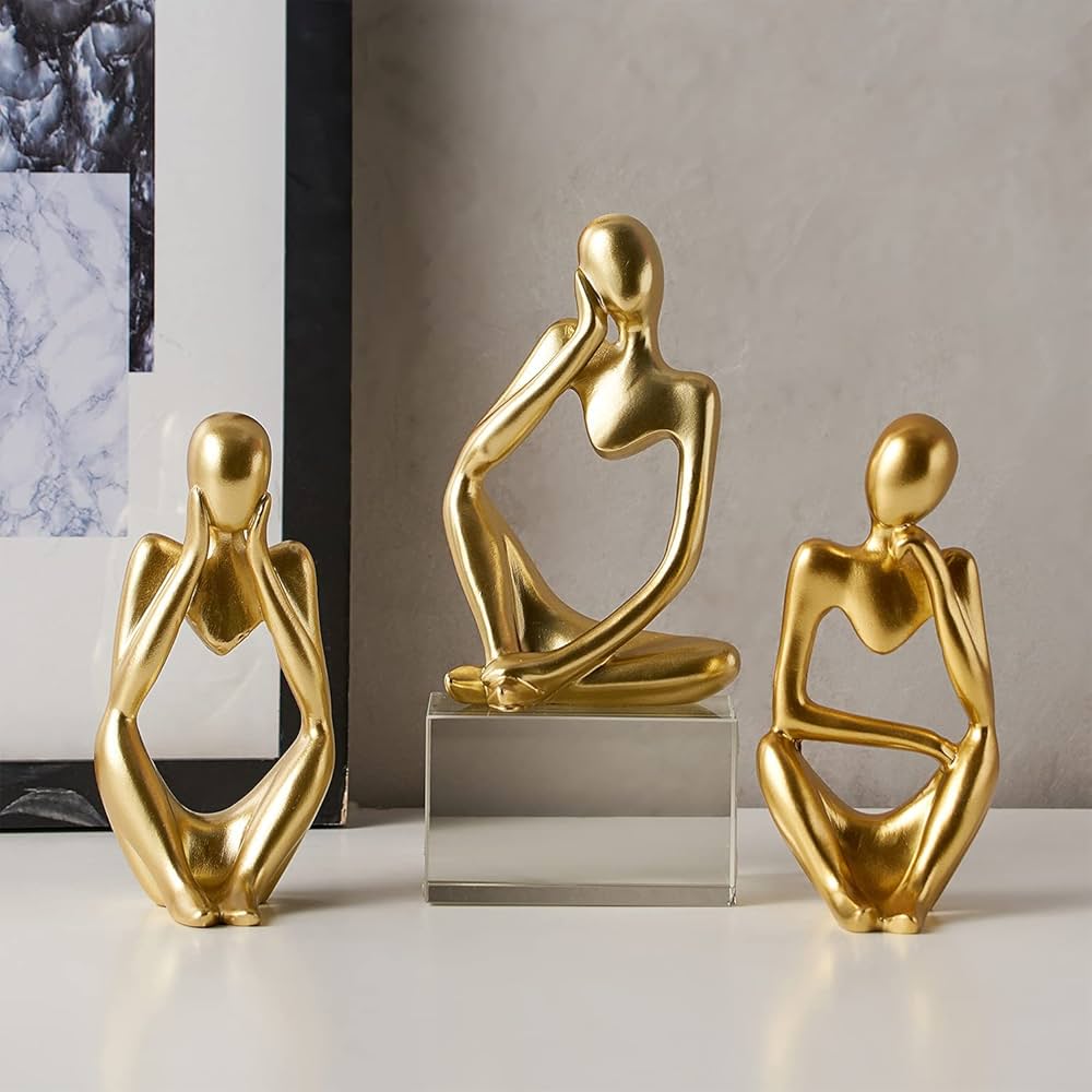 Rodin inspired thinking man