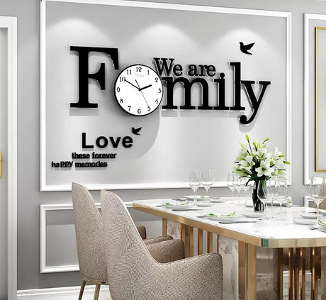 We Are Family Clock 