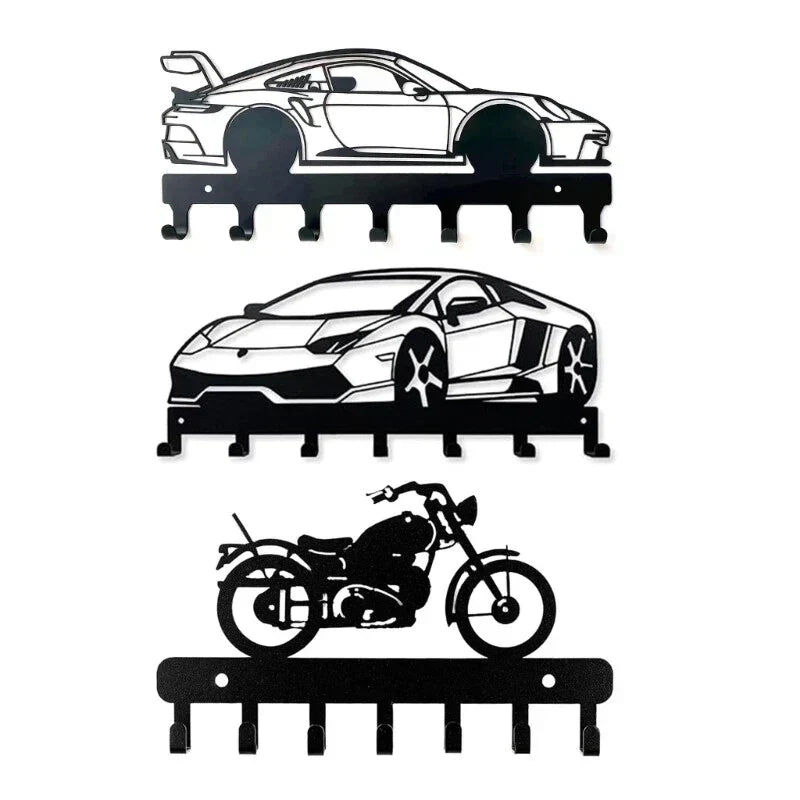 Industrial Metal Car Key Holder Wall Rack – HBAK Choices