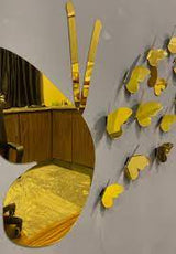 butterfly mirror wall art