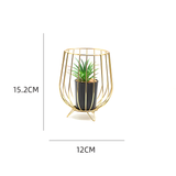 chic gold indoor plant pots