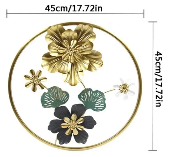 metal flower wall hanging