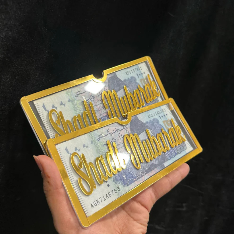 Acrylic Wedding Gift Envelope – Elegant Money Holder (HBAK Choices)