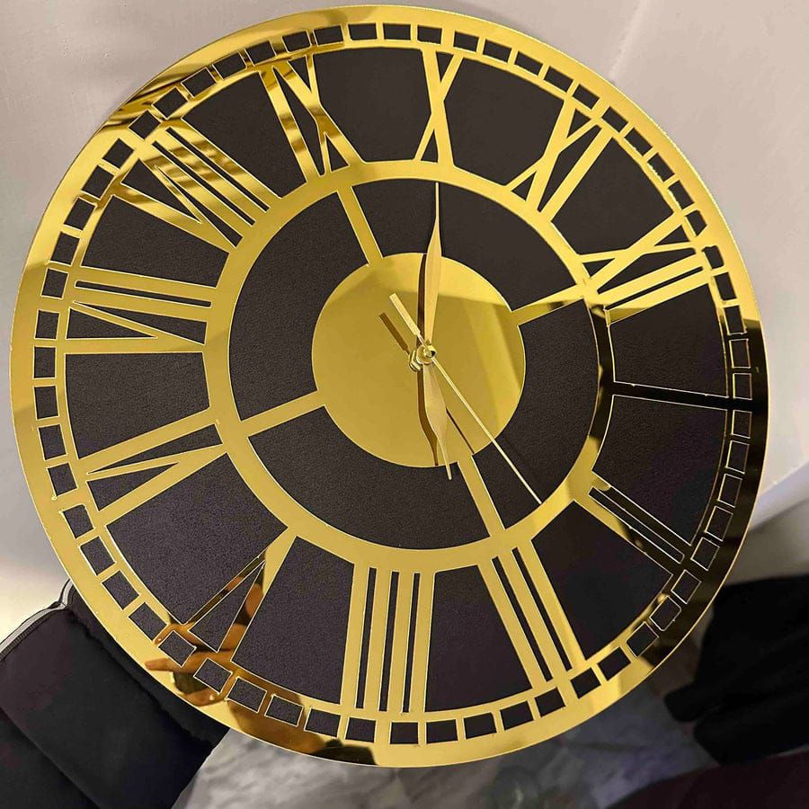 Premium Majestic Roman Clock – Modern Luxury Wall Decor