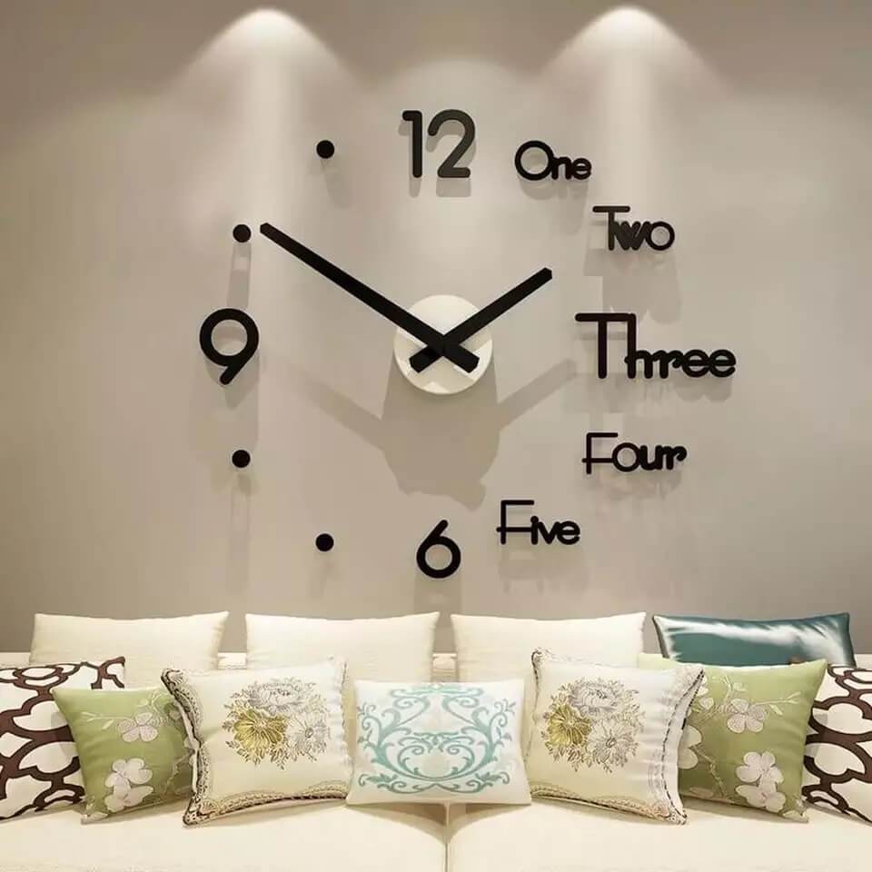 wooden wall clock